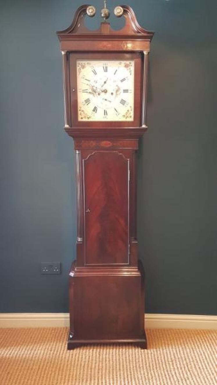 Fine Quality George III Mahogany 8 Day Longcase Clock - Image 1