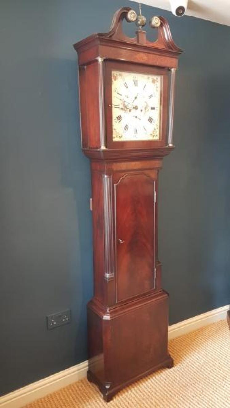 Fine Quality George III Mahogany 8 Day Longcase Clock - Image 3