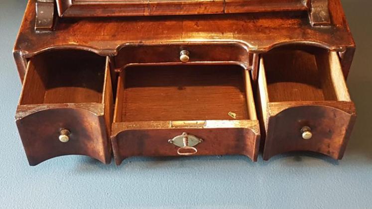 Outstanding Period Walnut Toilet Mirror - Image 2