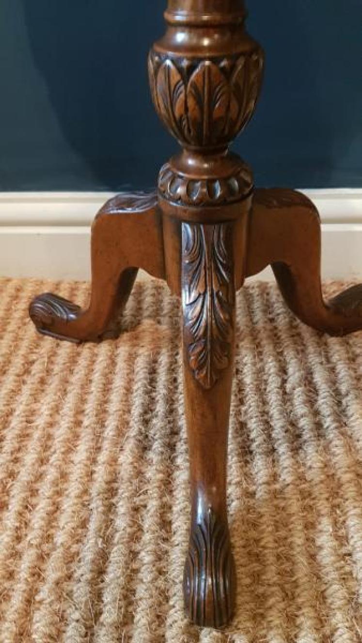 Quality Victorian Walnut Wine Table - Image 4
