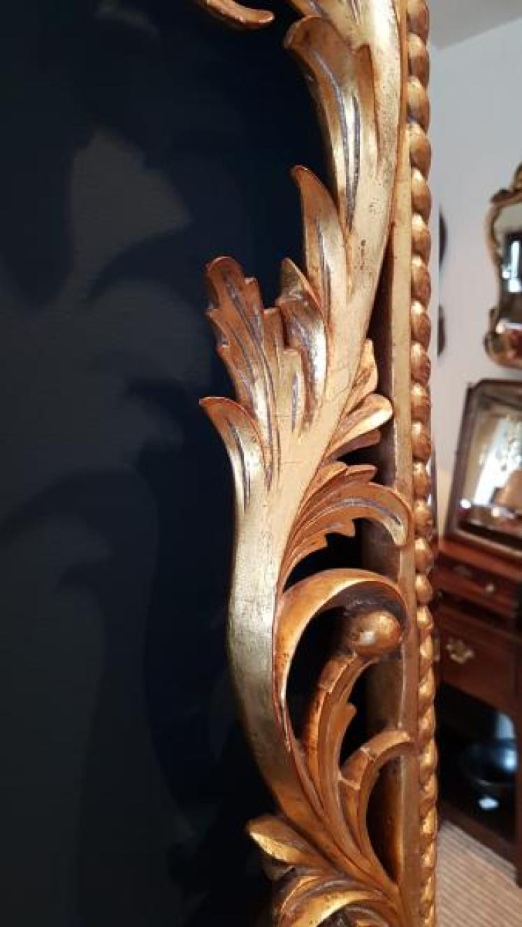Superb Large 1920's Timber Gilt Mirror - Image 3