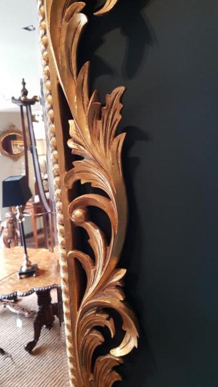 Superb Large 1920's Timber Gilt Mirror - Image 5