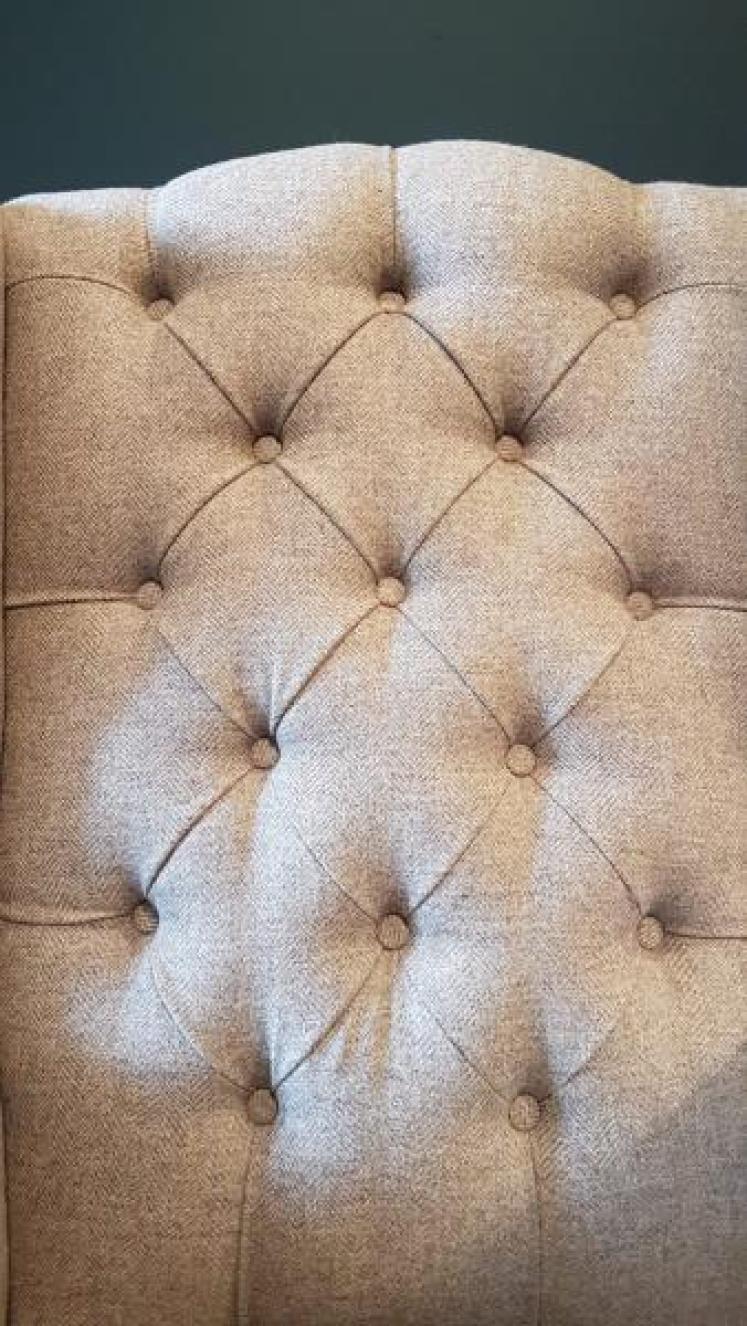 Large Victorian Wing Back Arm Chair - Image 4