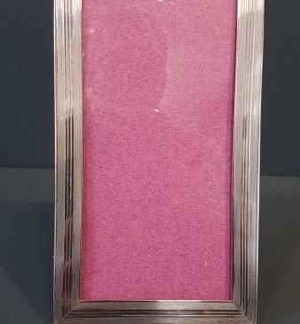 George V Silver Engine Turned Photo Frame