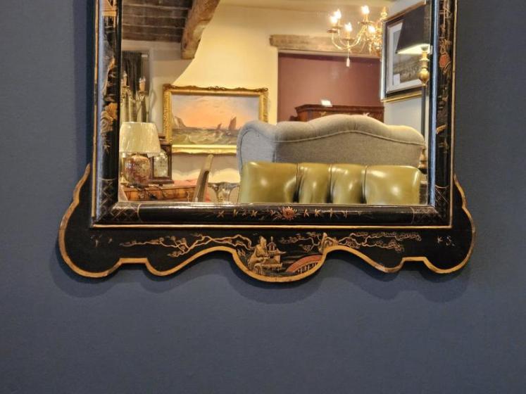 Large Edwardian Chinoiserie Mirror - Image 3