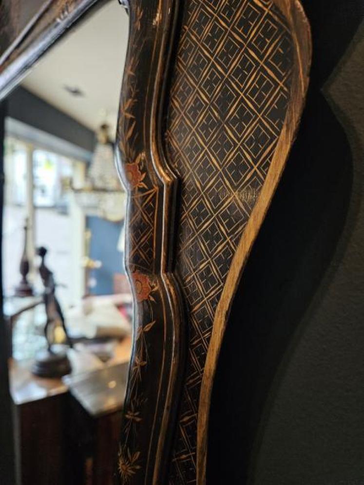 Large Edwardian Chinoiserie Mirror - Image 4