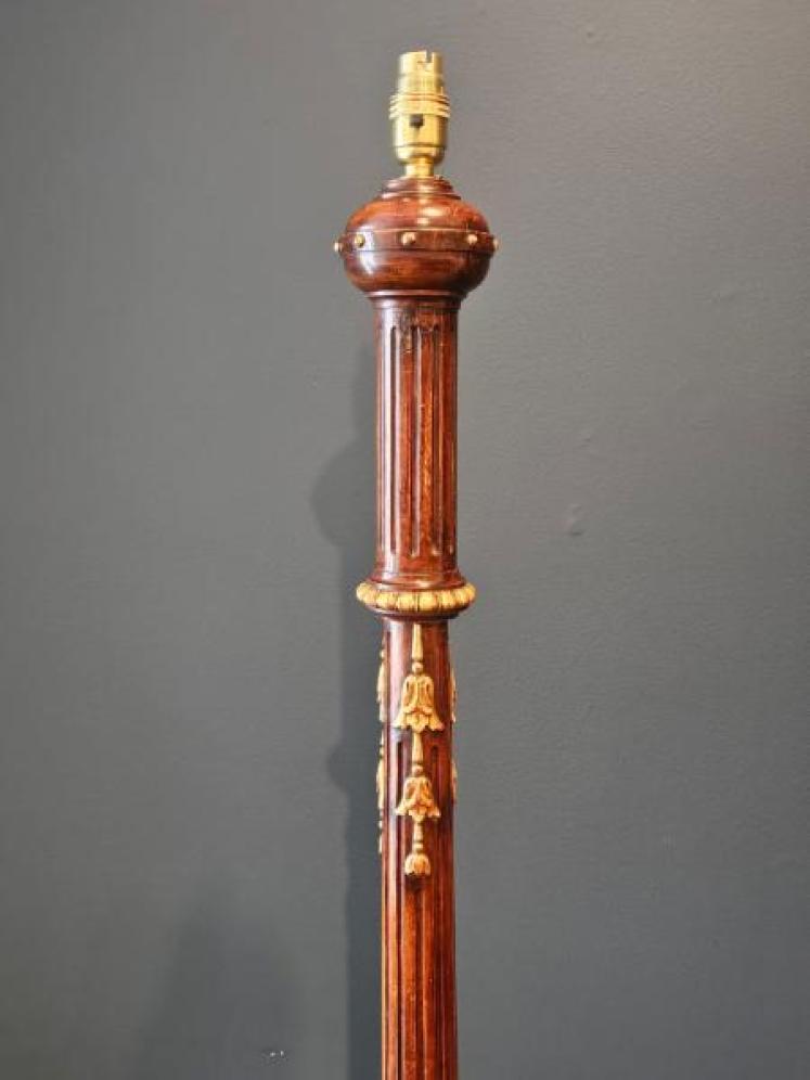 Edwardian Country House Lamp Standard - Image 2