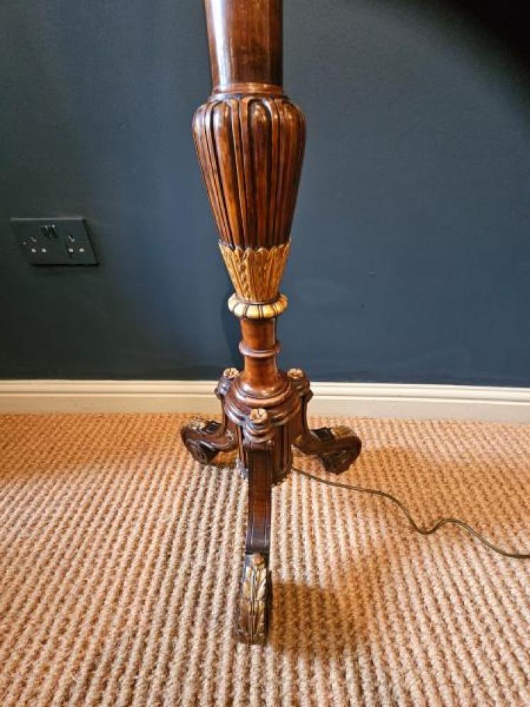 Edwardian Country House Lamp Standard - Image 3