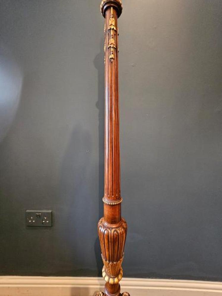 Edwardian Country House Lamp Standard - Image 7