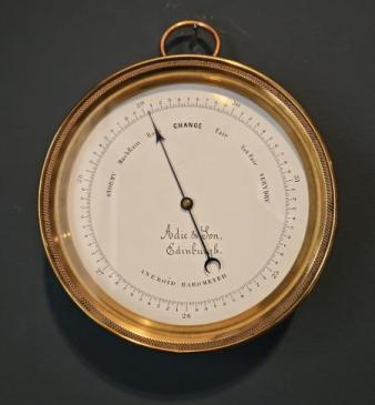 Fine Quality Marine Barometer by Adie, Edinburgh