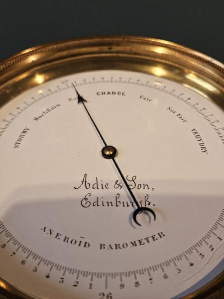 Fine Quality Marine Barometer by Adie, Edinburgh - Image 5