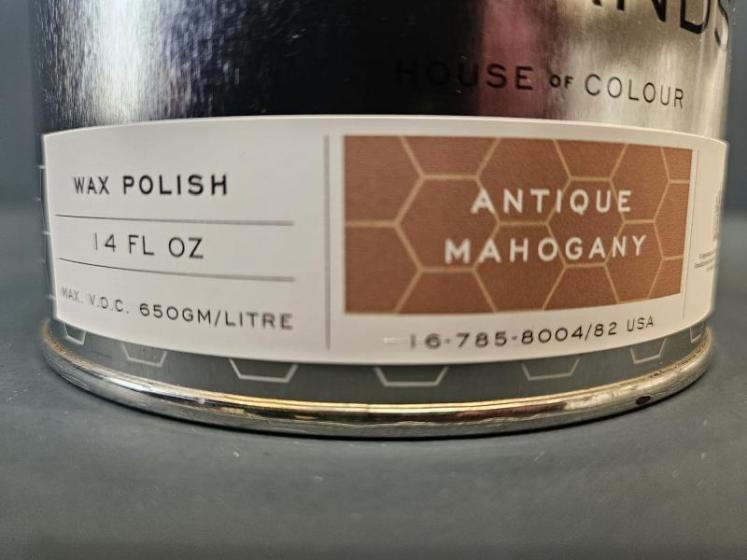 Mylands Fine Quality Wax Polish - Antique Mahogany - Image 2