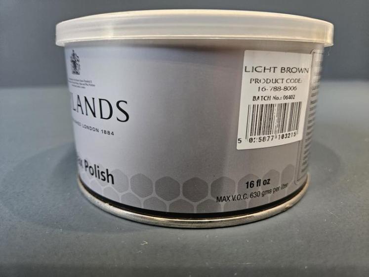 Mylands Fine Quality Wax Polish - Light Brown - Image 2