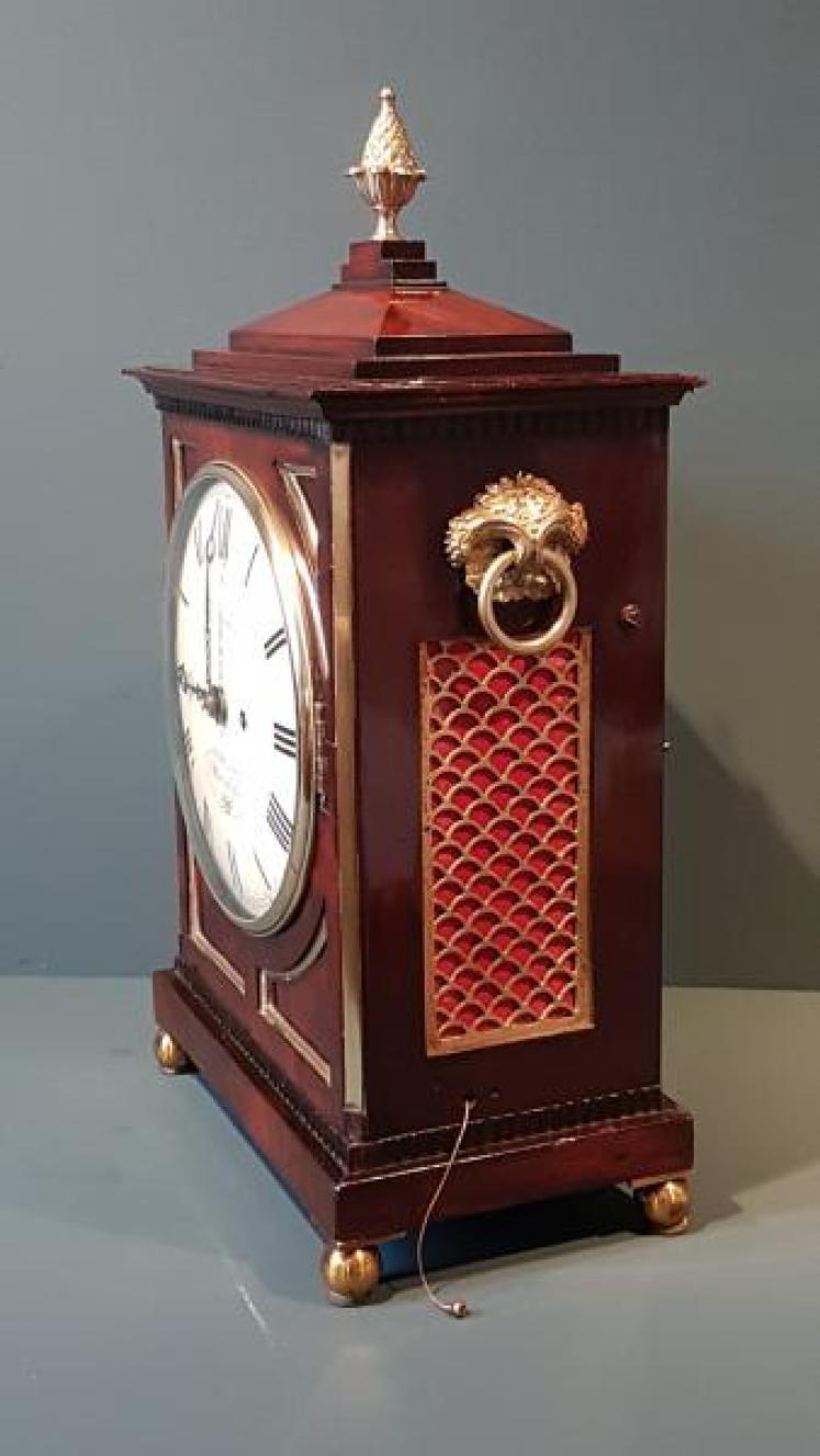 Regency Double Fusee Bracket Clock - Image 3