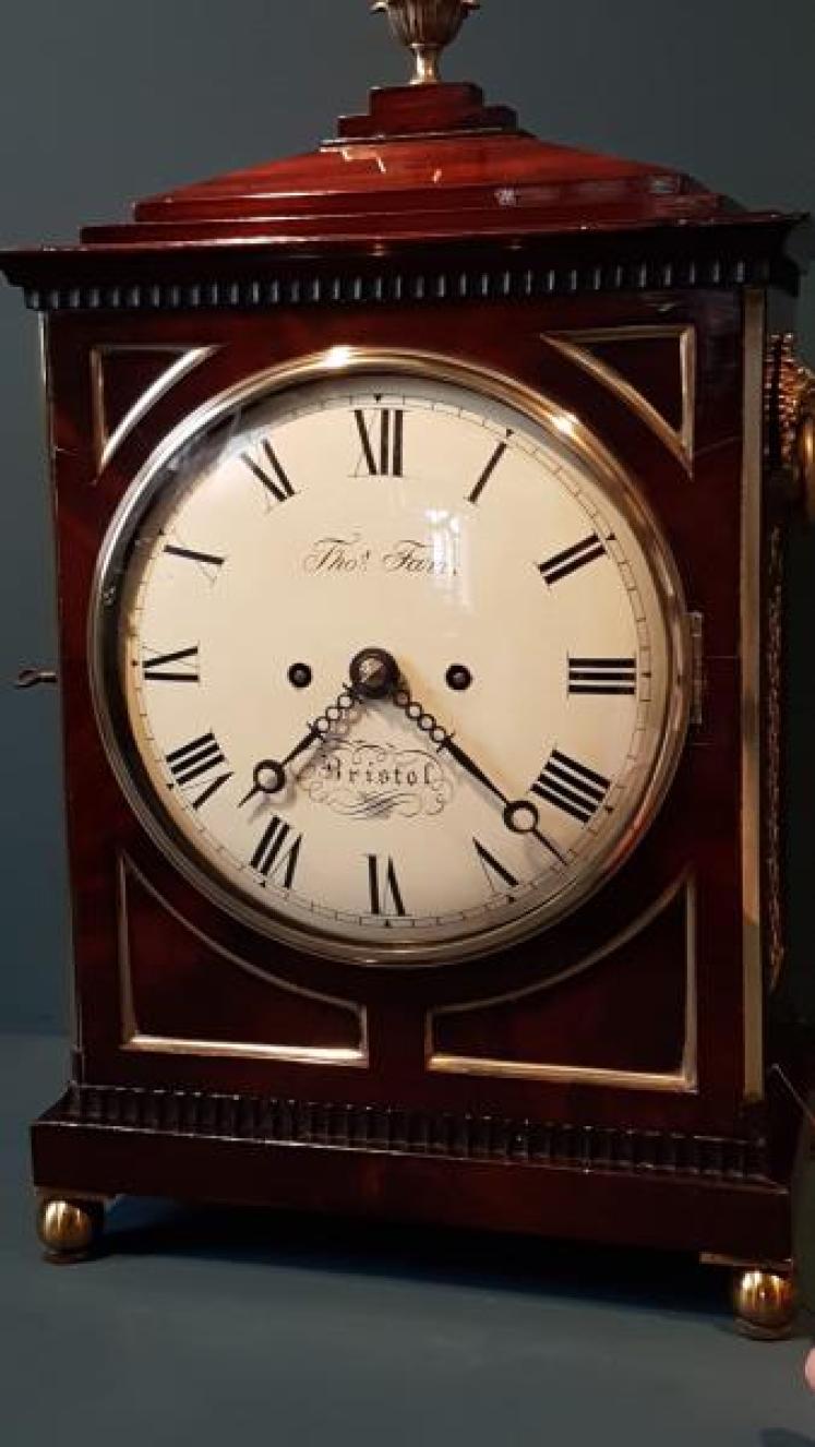 Regency Double Fusee Bracket Clock - Image 6