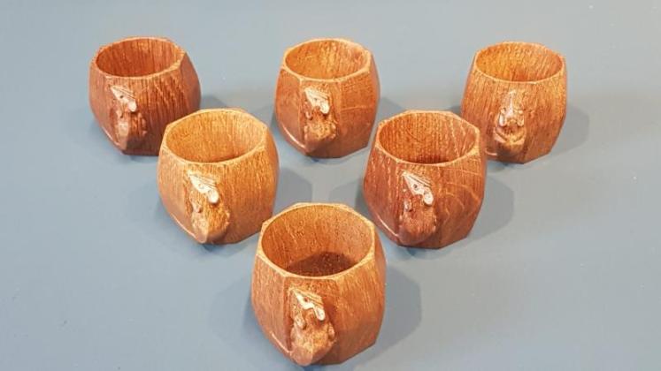 Set of 6 Mouseman Napkin Rings - Image 1