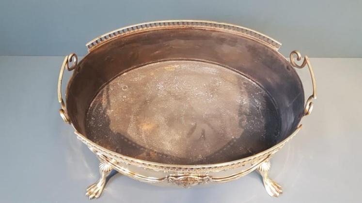 Georgian Brass Wine Cooler - Image 5