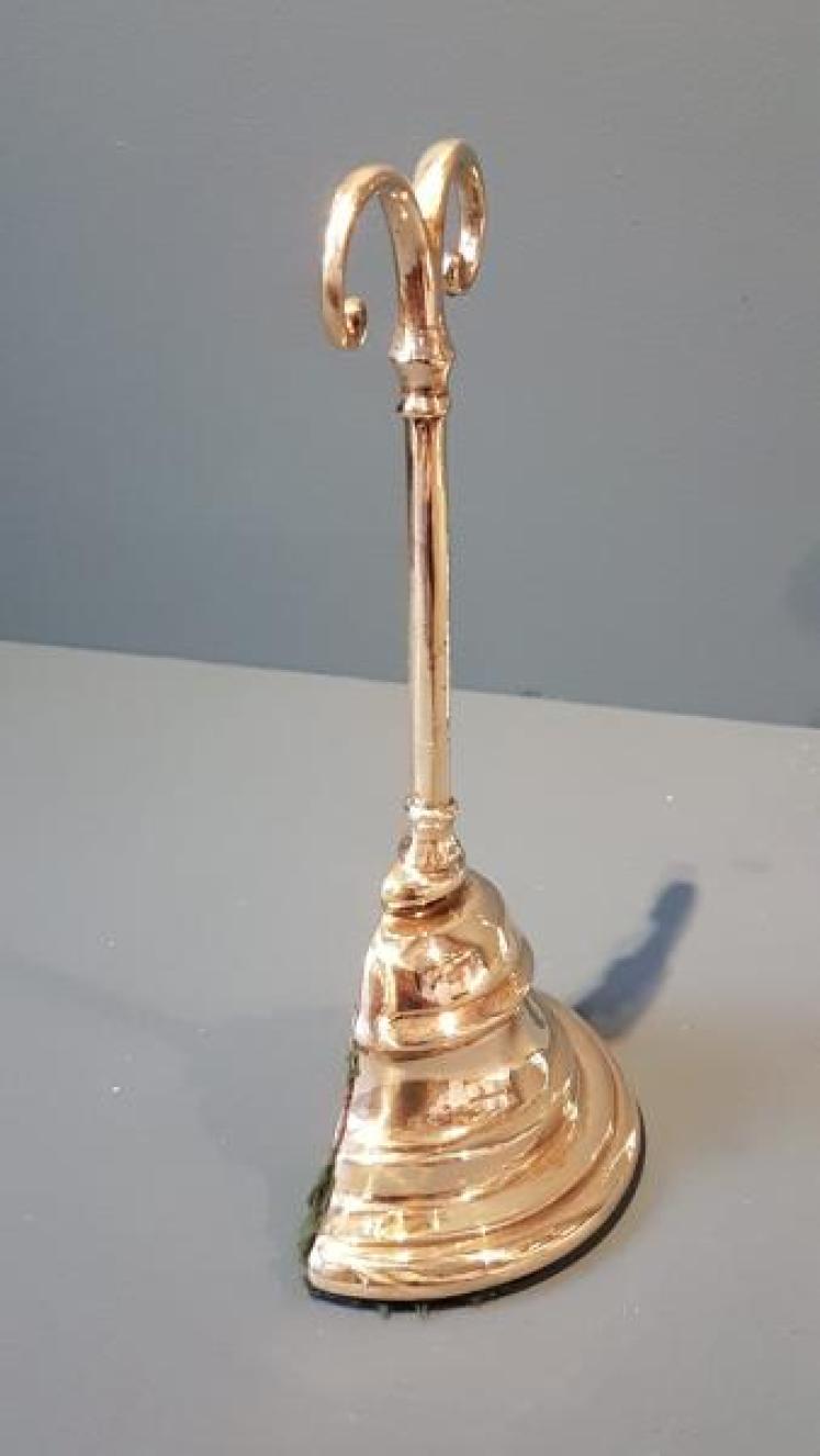 Matching Pair of Victorian Brass Door Stops  - Image 2