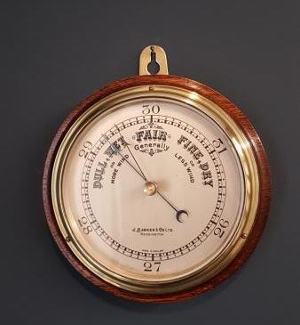 Victorian Barkers Kensington Barometer 