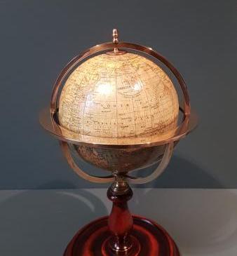 1930's Philips 6" Globe in Revolving Gimbal