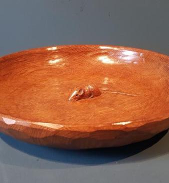 Superb 1950's Mouseman Shallow Bowl 