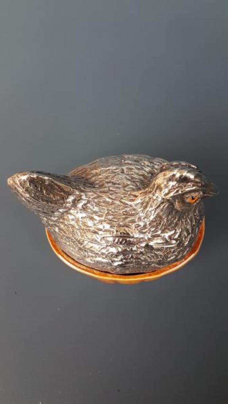 Rare Chester Silver Egg Crock - Image 2