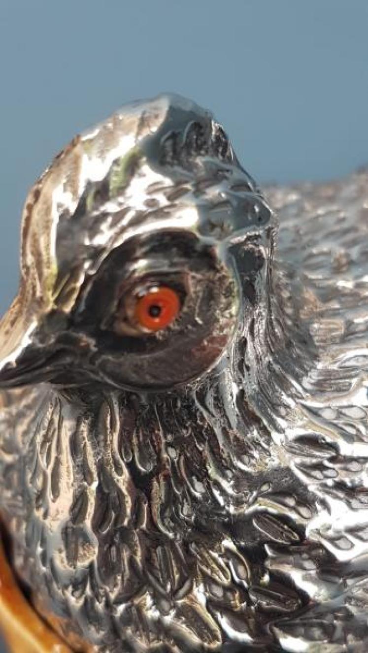 Rare Chester Silver Egg Crock - Image 4