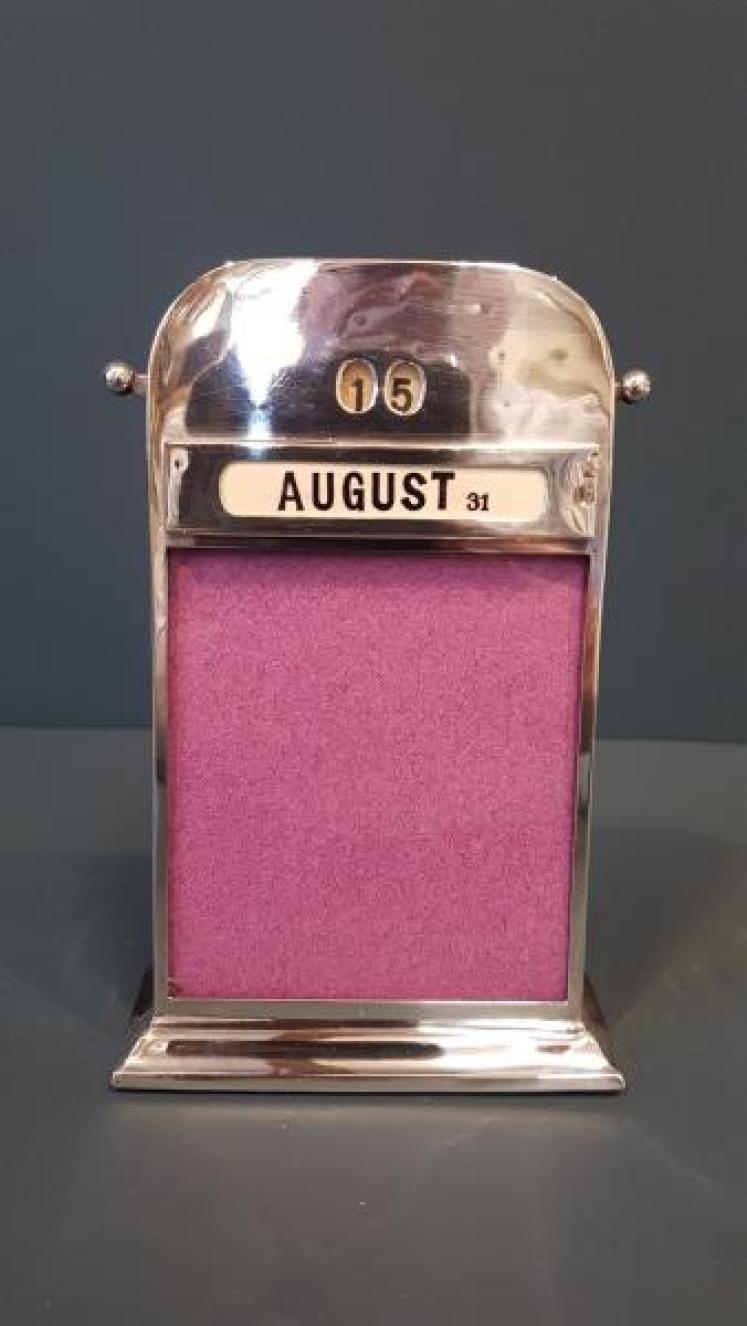 Edwardian Silver Calendar & Photo Frame Combination - Image 6
