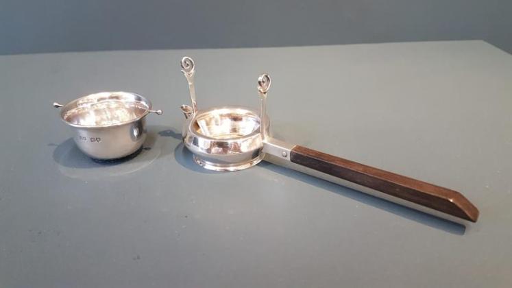Aspreys Edwardian Silver Tea Strainer - Image 6