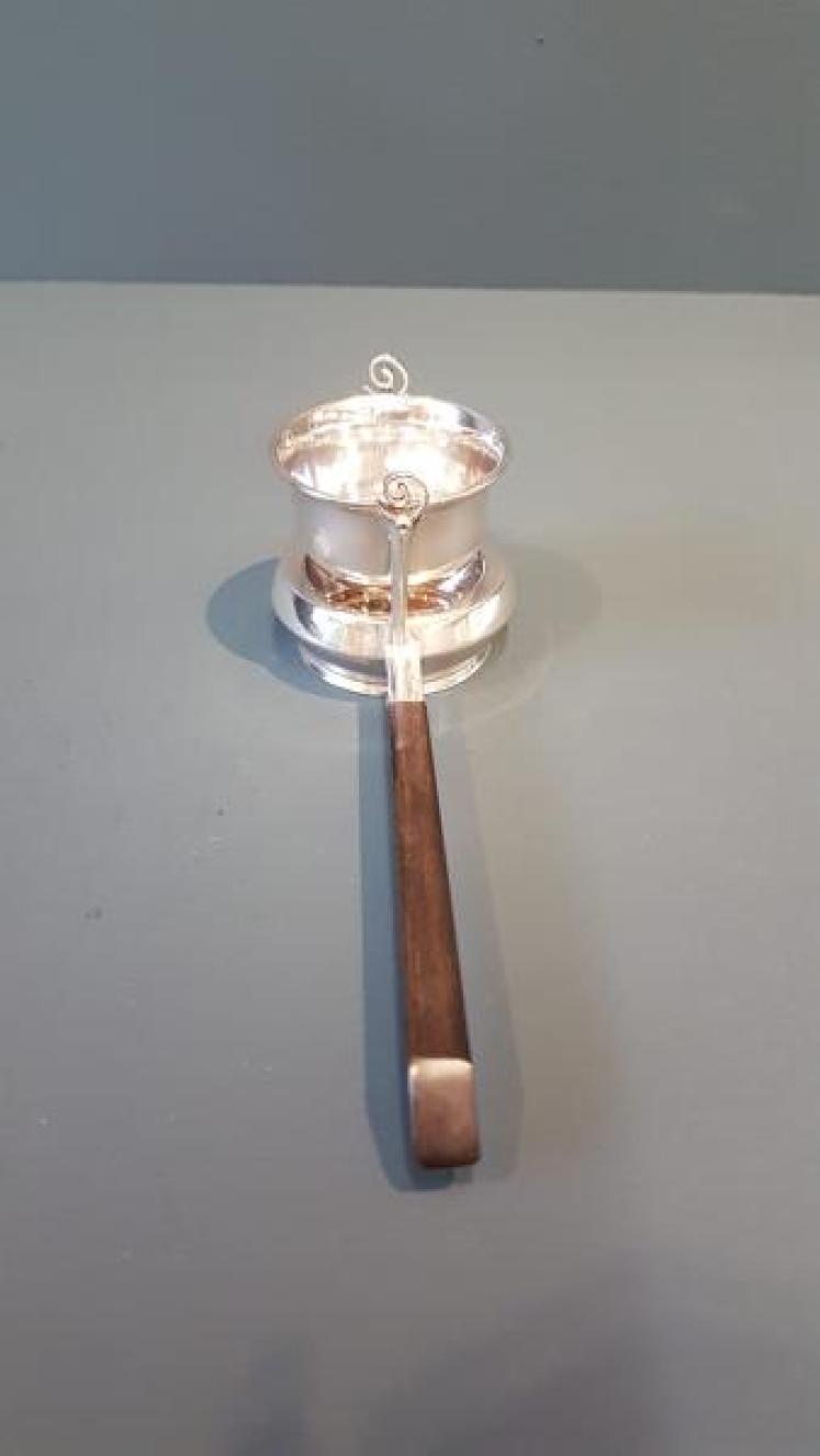 Aspreys Edwardian Silver Tea Strainer - Image 7