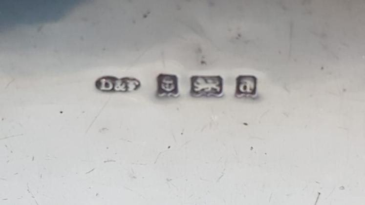 Silver Match and Spills Scuttle - Image 2
