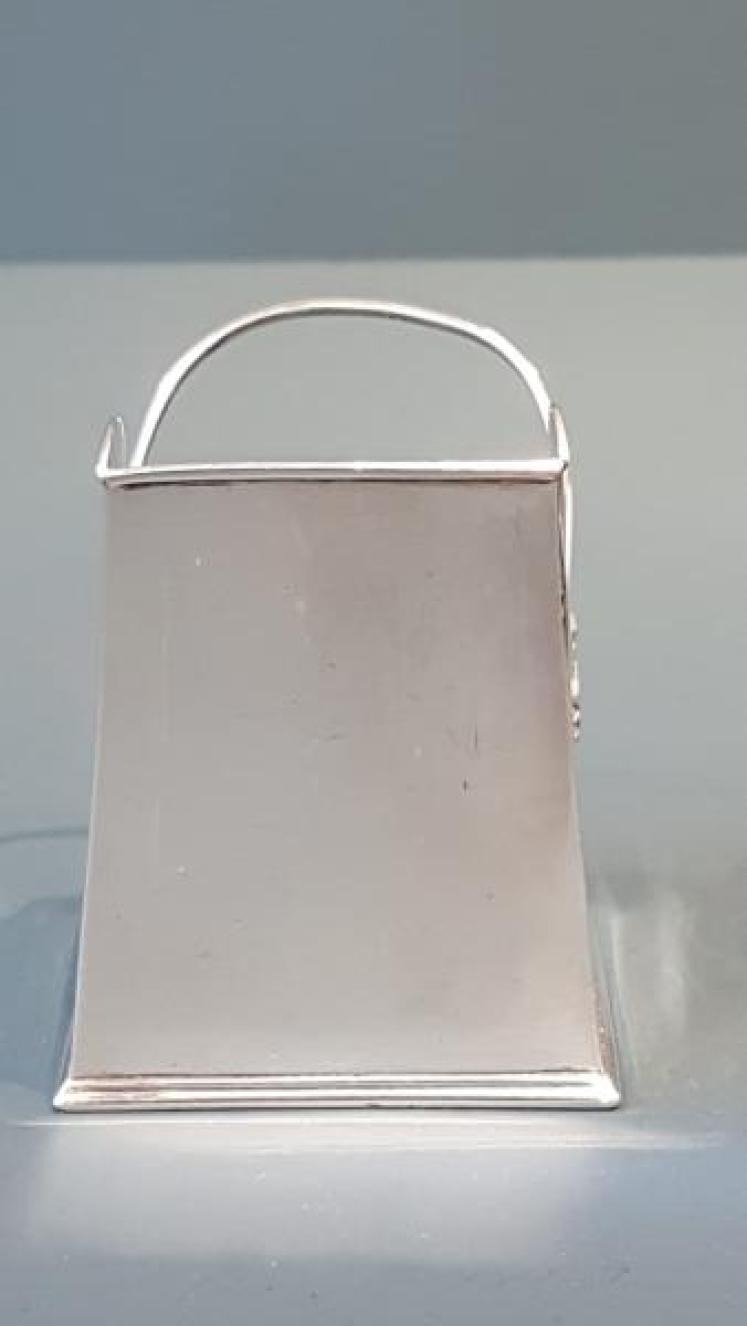 Silver Match and Spills Scuttle - Image 3