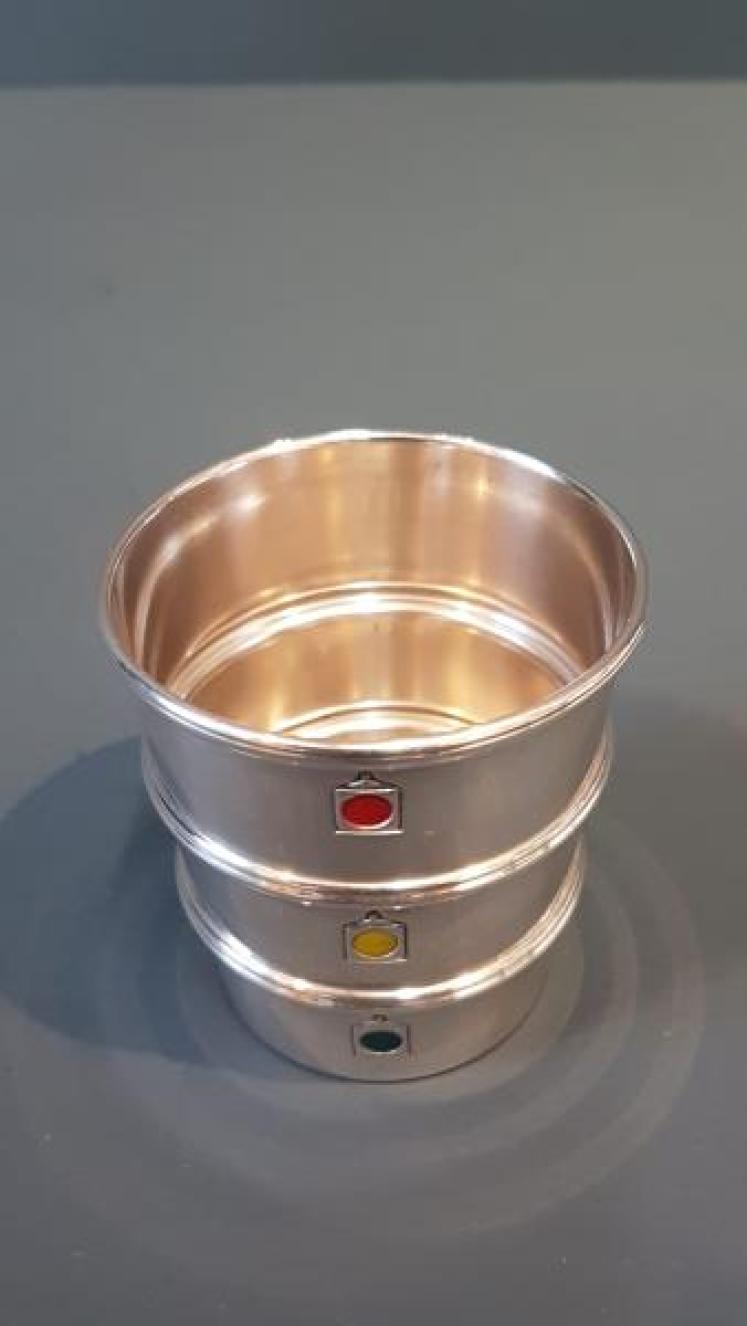 Gorham Silver Traffic Lights Spirit Measure - Image 2