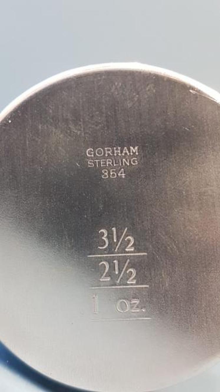 Gorham Silver Traffic Lights Spirit Measure - Image 7