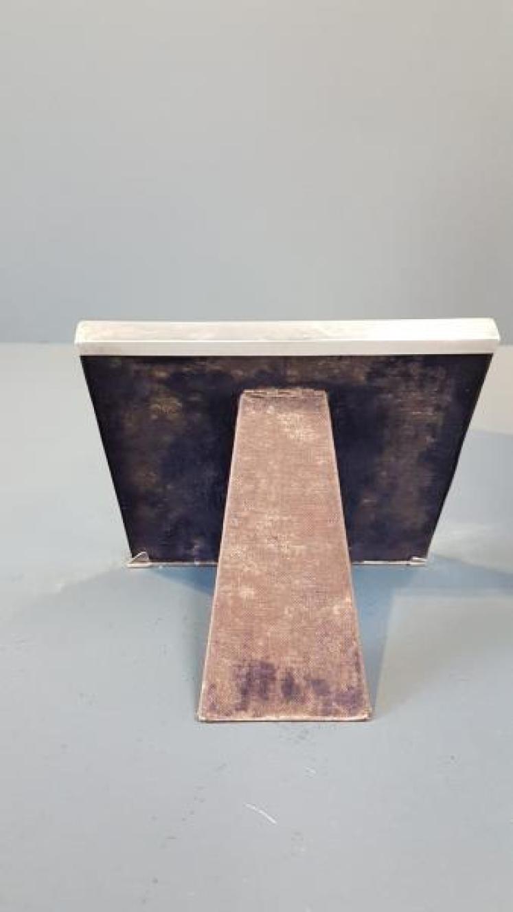 Edwardian Planished Silver Frame - Image 3