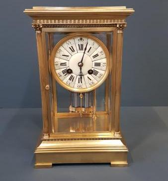 Victorian Four Glass Clock