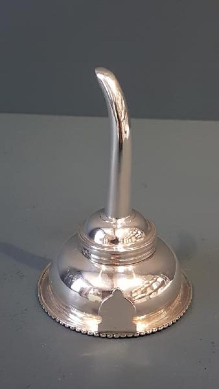 George III Silver Wine Funnel - Image 1