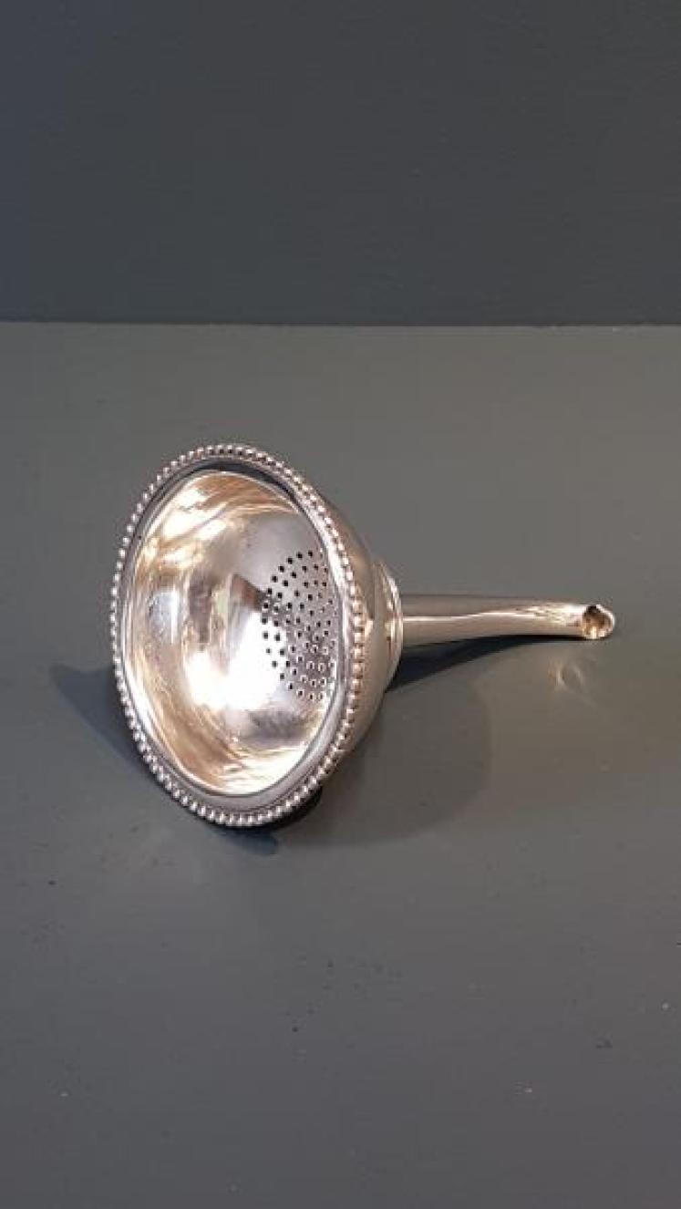 George III Silver Wine Funnel - Image 2