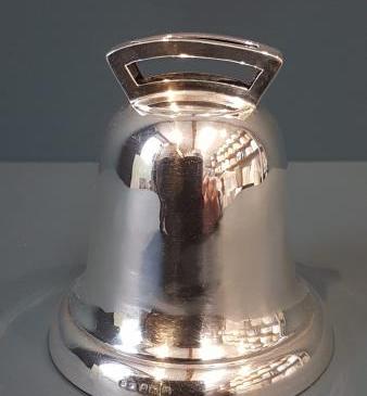 George V Period Silver Bell Money Box 