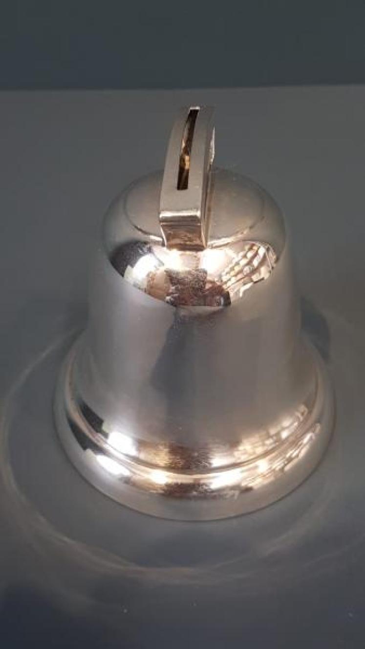 George V Period Silver Bell Money Box  - Image 2