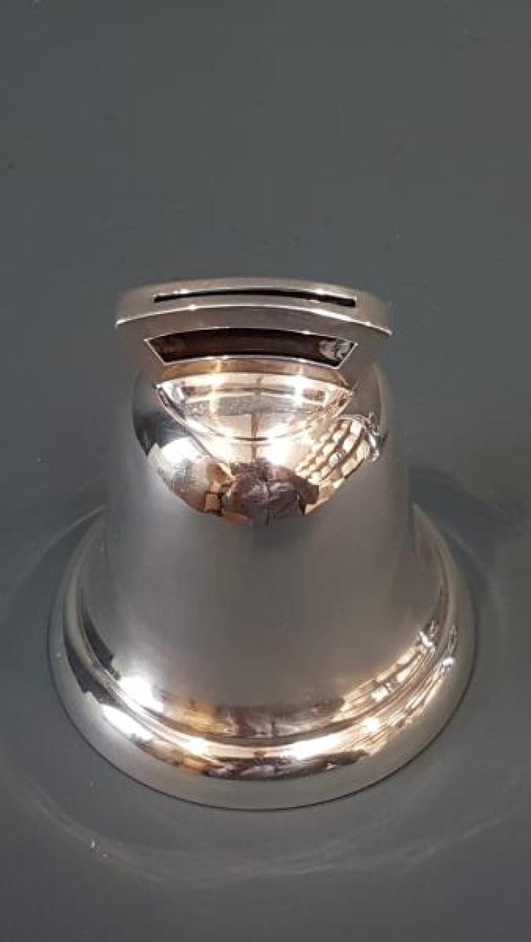 George V Period Silver Bell Money Box  - Image 7
