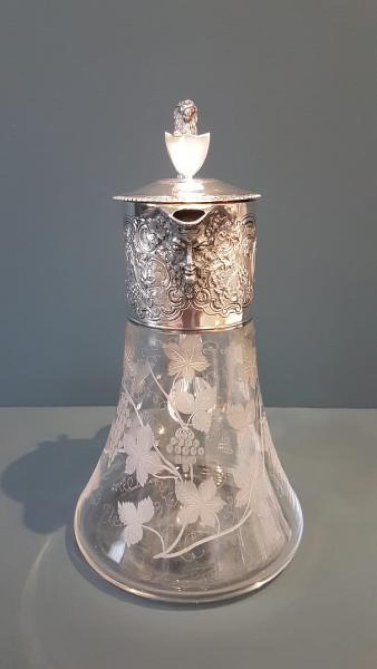 Superb Victorian Silver Mounted Claret Jug - Image 7