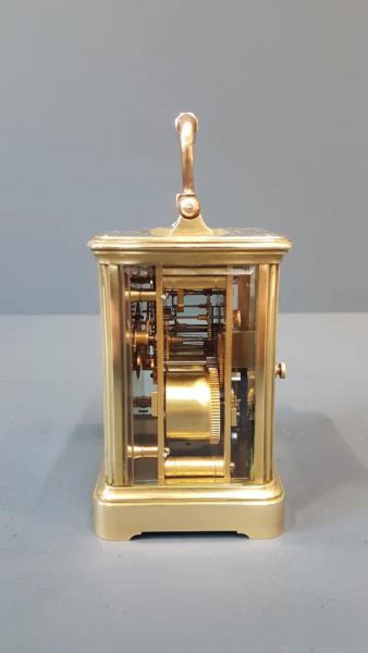 Victorian Carriage Clock With Gong Chiming - Image 2