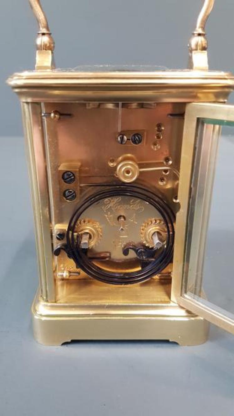 Victorian Carriage Clock With Gong Chiming - Image 4
