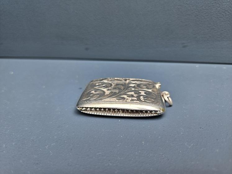 Engraved Silver Vesta Case  - Image 4