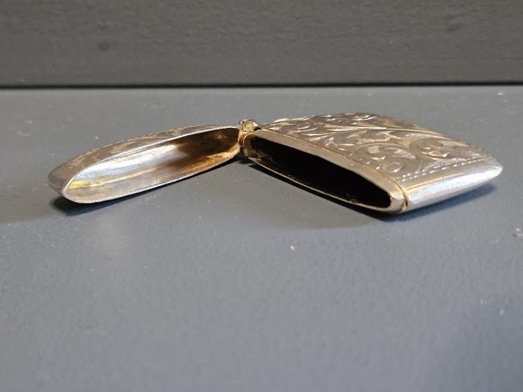 Engraved Silver Vesta Case  - Image 5