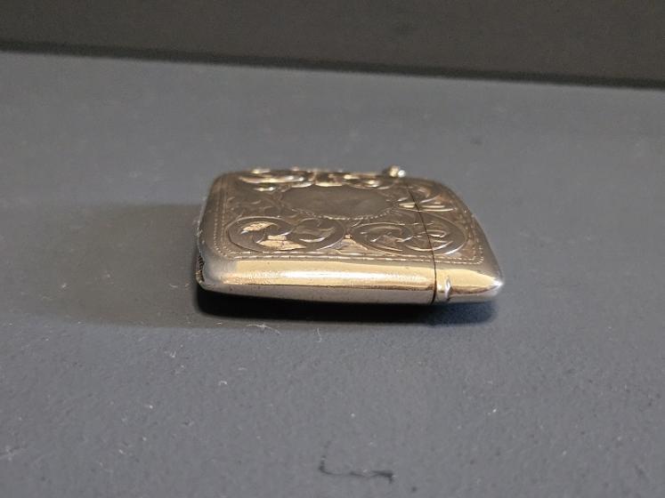 Engraved Silver Vesta Case  - Image 6