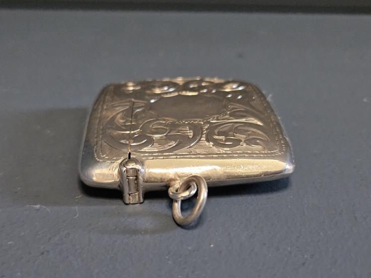 Engraved Silver Vesta Case  - Image 7