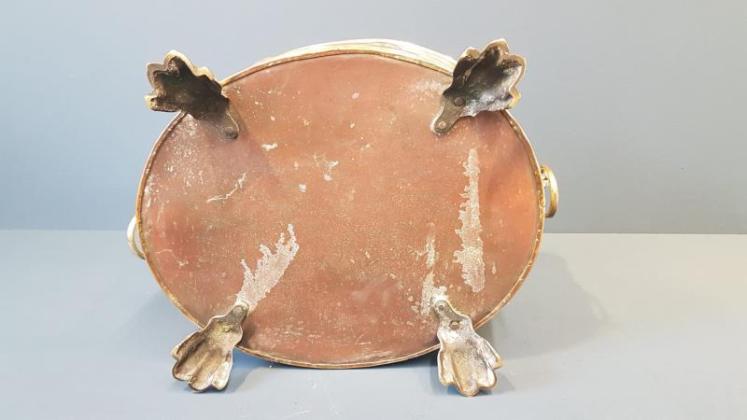 Victorian Oval Brass Planter - Image 2
