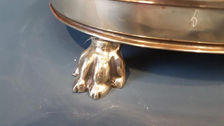 Victorian Oval Brass Planter - Image 5
